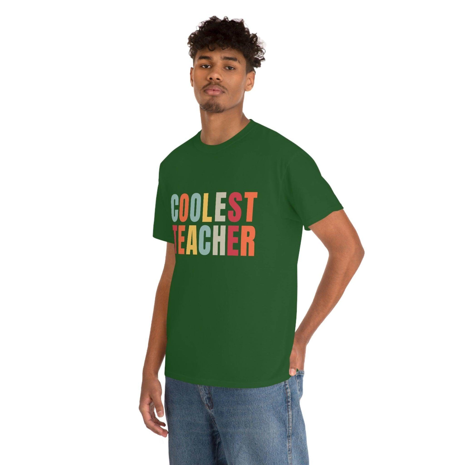Teacher appreciation gift - Coolest Teacher Shirt - Teacher shirt - Giftsmojo