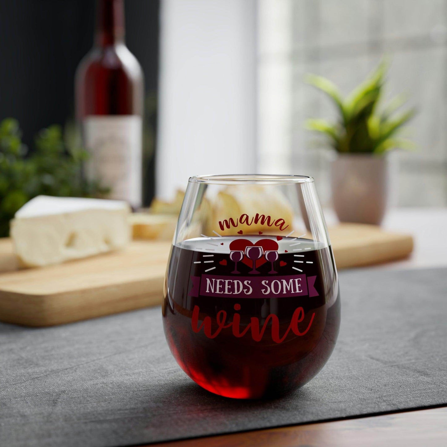 Gift for Mom Mom wine glass Mama Needs Some Wine Glass - Mother's Day Wine glass - Giftsmojo