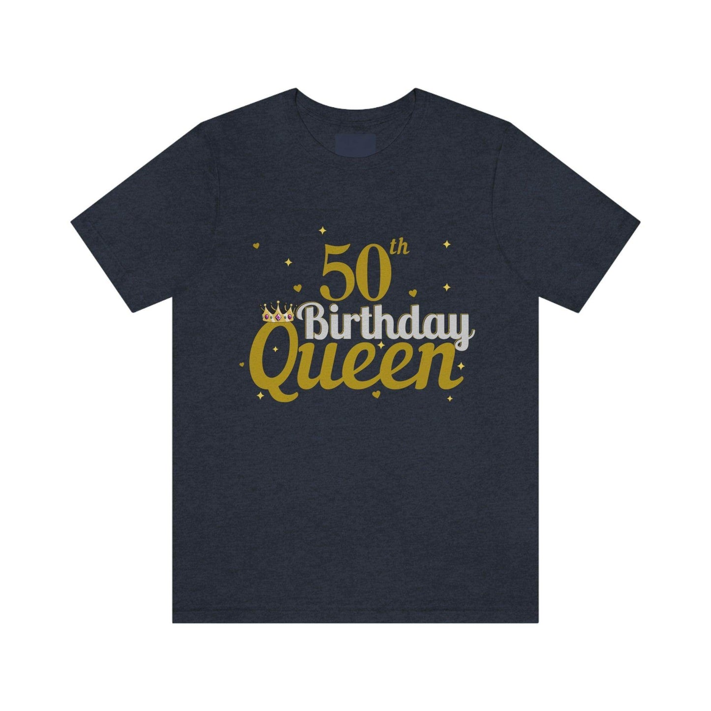 50th birthday queen shirt, birthday shirt, gift for her - Giftsmojo