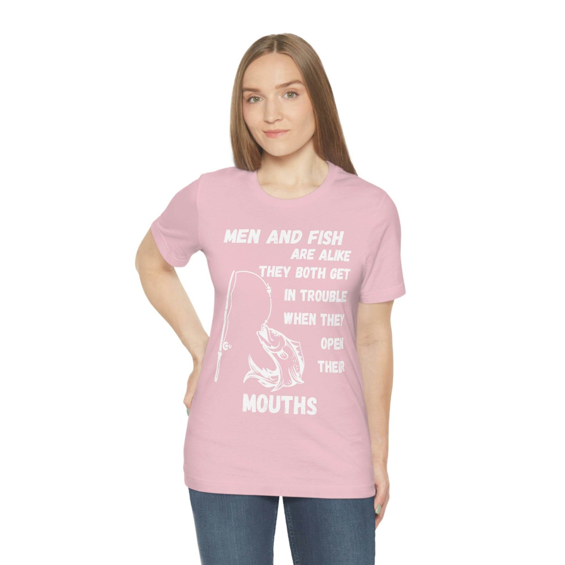 Men and Fish are Alike - Funny fishing shirt - Giftsmojo