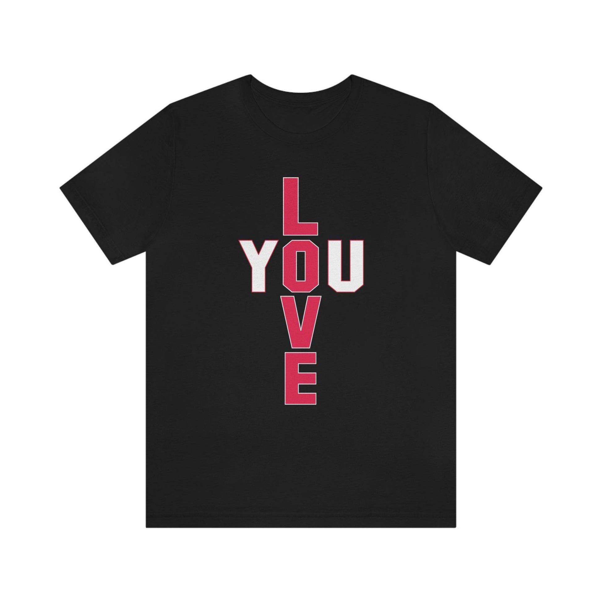T-shape Love you Tee - Giftsmojo