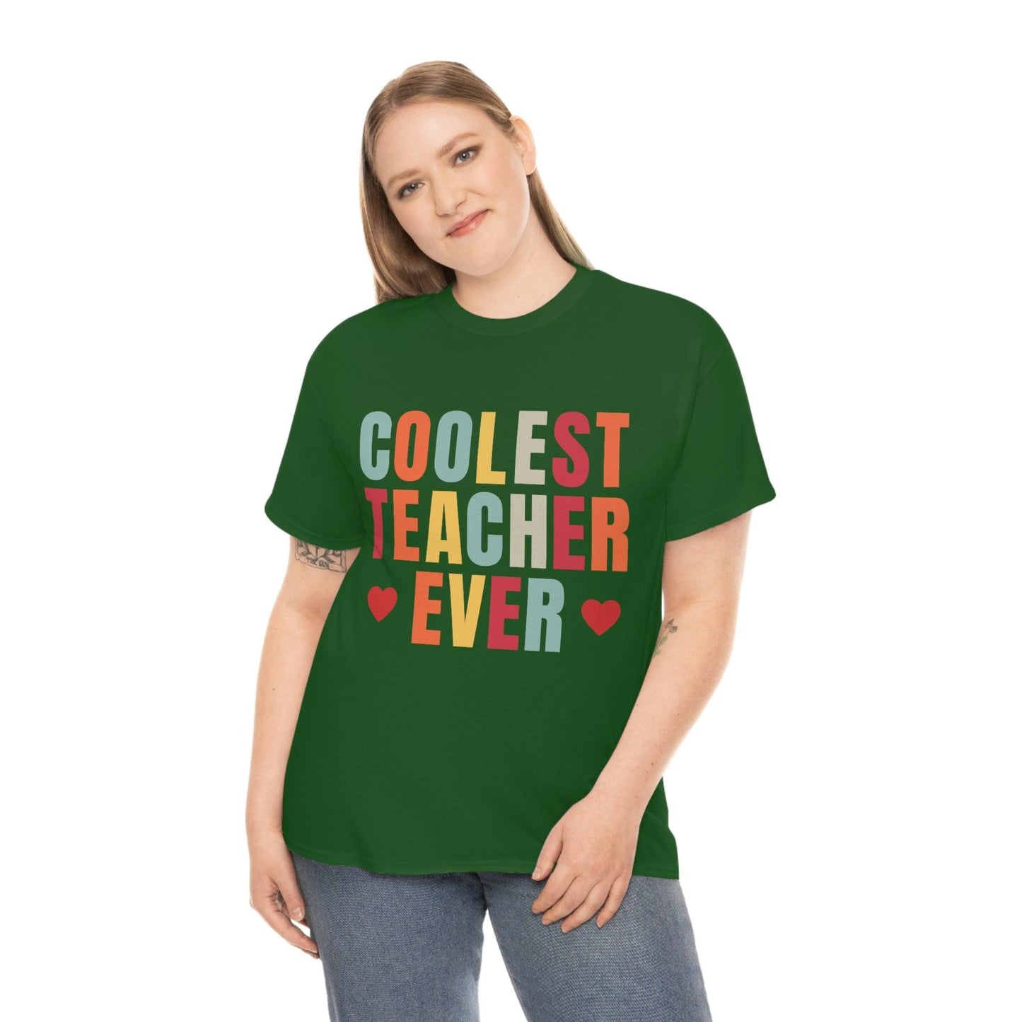 Coolest Teacher Ever T-Shirt - teacher gift - teacher appreciation