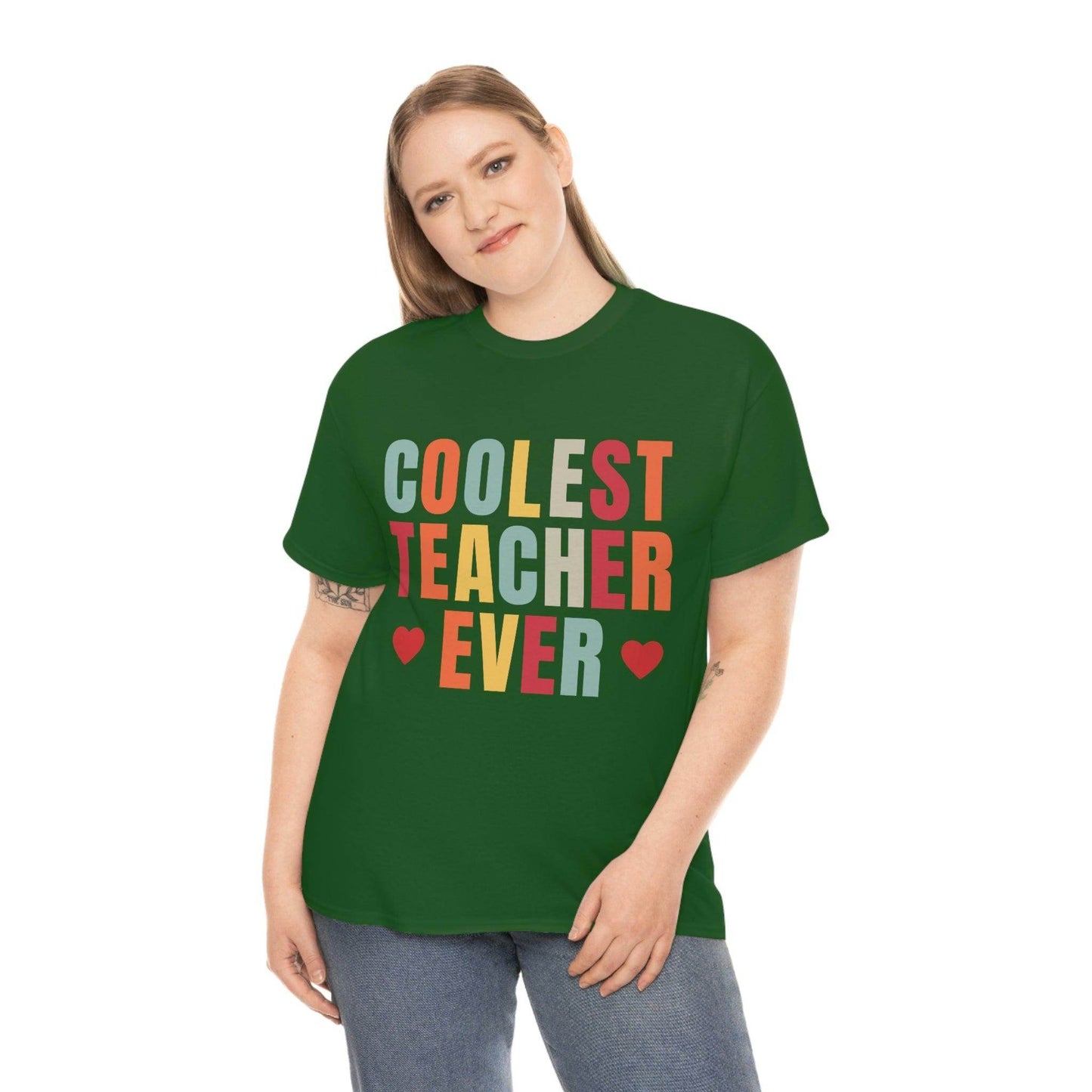 Coolest Teacher Ever T-Shirt - teacher gift - teacher appreciation - Giftsmojo