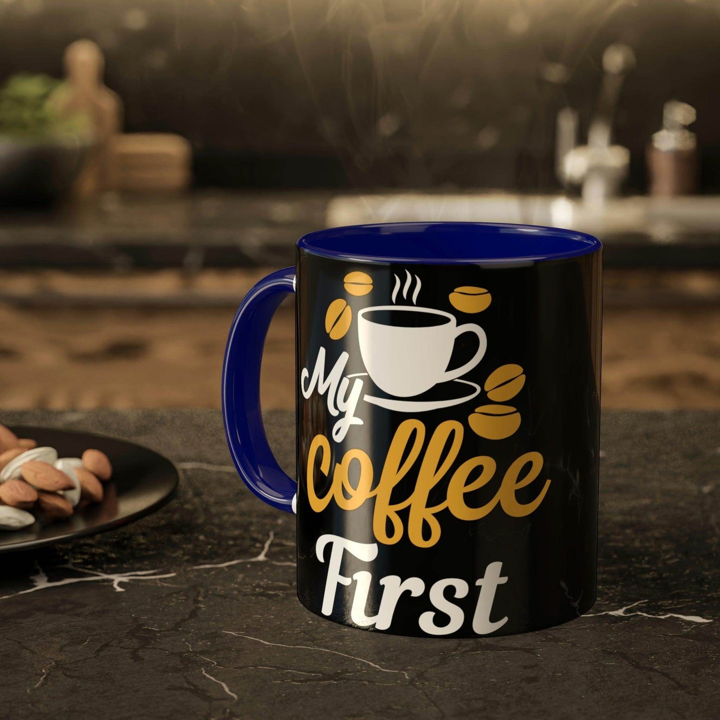 My coffee first Mugs, 11oz - Giftsmojo