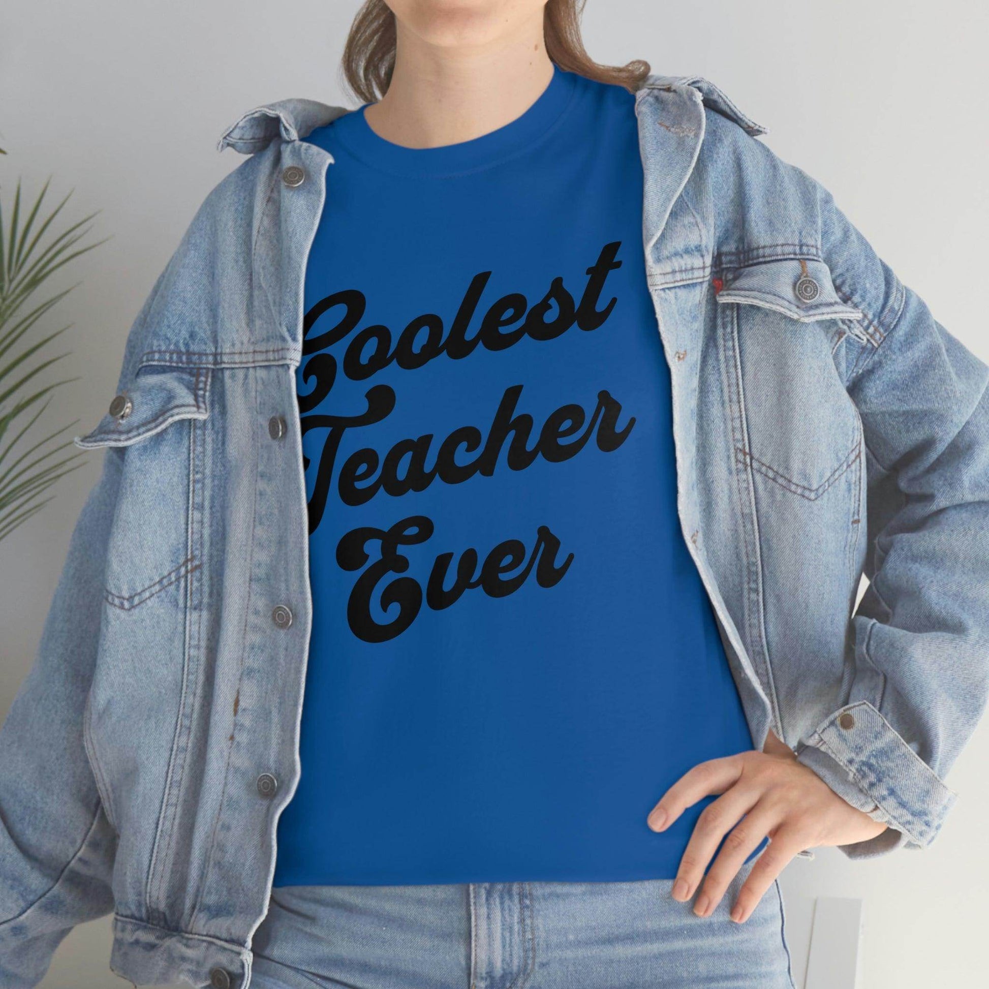 Coolest Teacher Ever Shirt - Giftsmojo