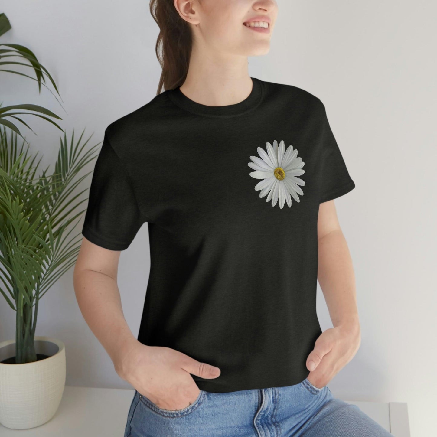 Daisy Shirt Floral Shirt Gift, Boho Shirt, Birth Month Flower, Gift For Mom, Daisy Women Shirt Flower Tee Summer Shirt, - Giftsmojo
