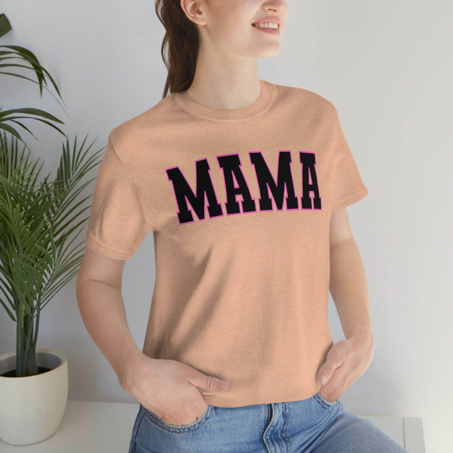 Cute Mama shirt mom shirt gift for her - mothers day shirt mothers day gift mom life shirt - retro mama shirt boy mama shirt mama t-shirt - Giftsmojo
