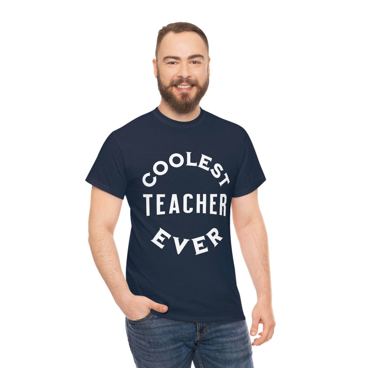 Coolest Teacher Ever Tee - cute teacher shirt - gift for teacher - Giftsmojo