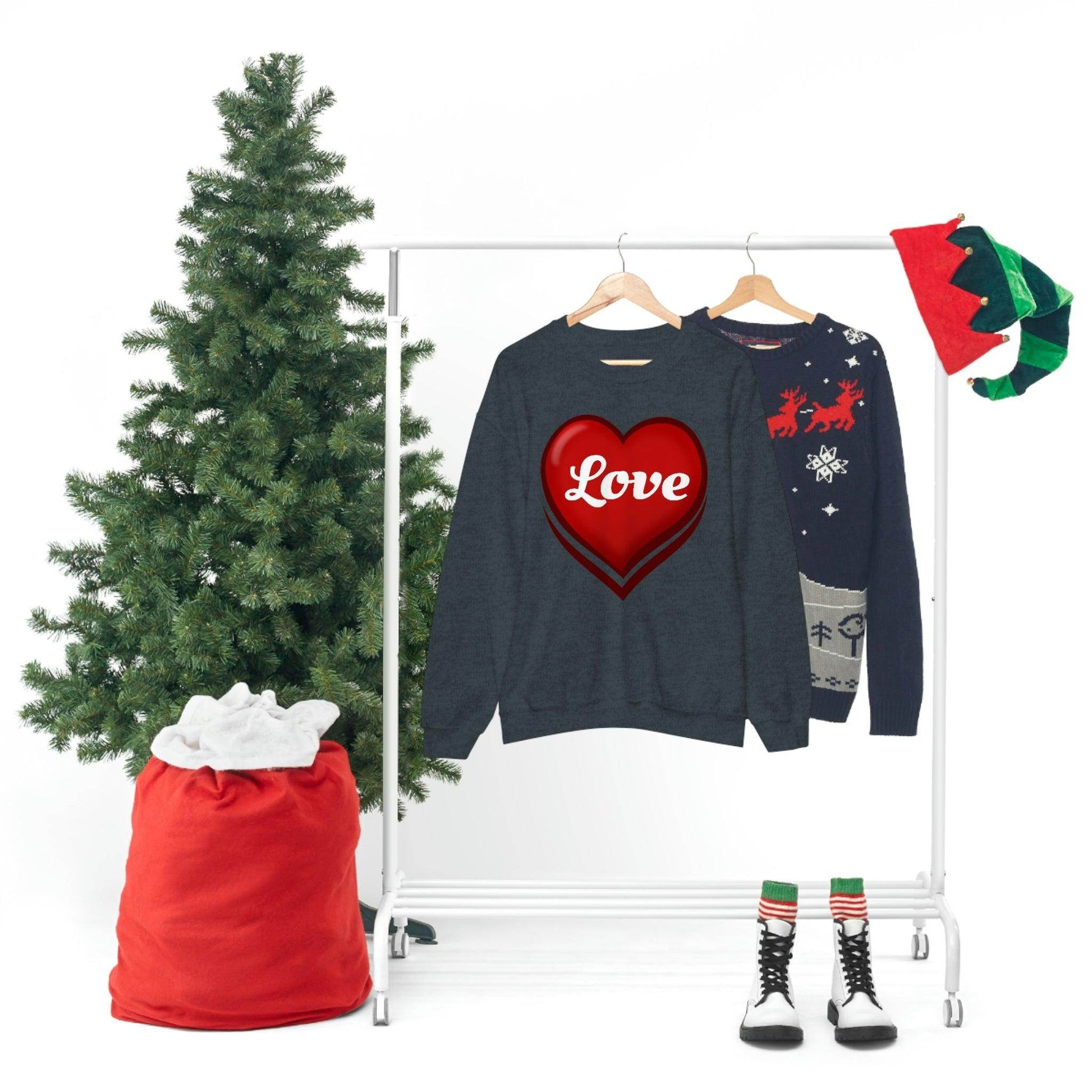 Love Sweatshirt, Valentine's Gift, - Giftsmojo