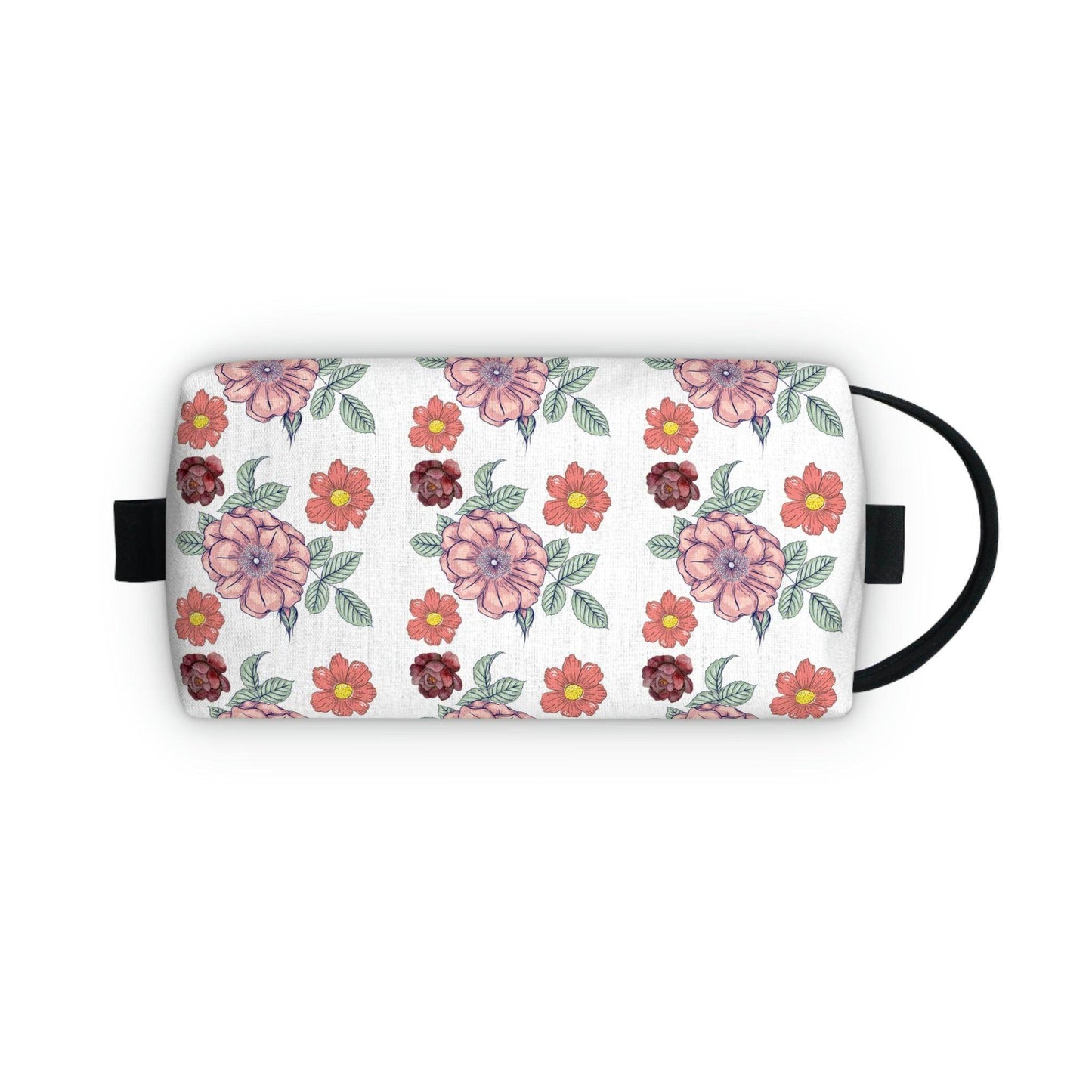 Floral Makeup Bag | flower makeup bag | Cosmetic Bag | Travel Bag | floral Toiletry Bag | cute makeup bag | makeup pouch | aesthetic makeup - Giftsmojo