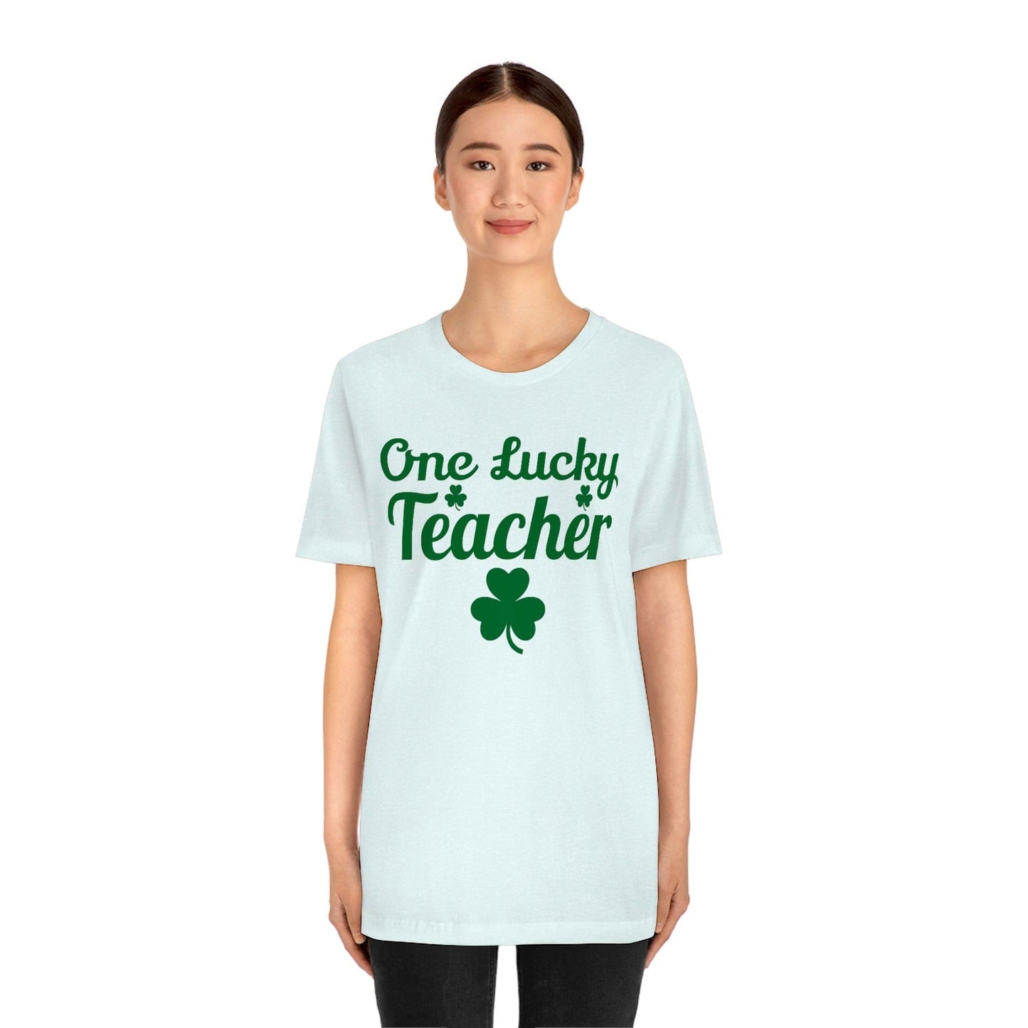 One Lucky Teacher Shirt feeling Lucky St Patrick's Day shirt - Funny St Paddy's day Funny Shirt