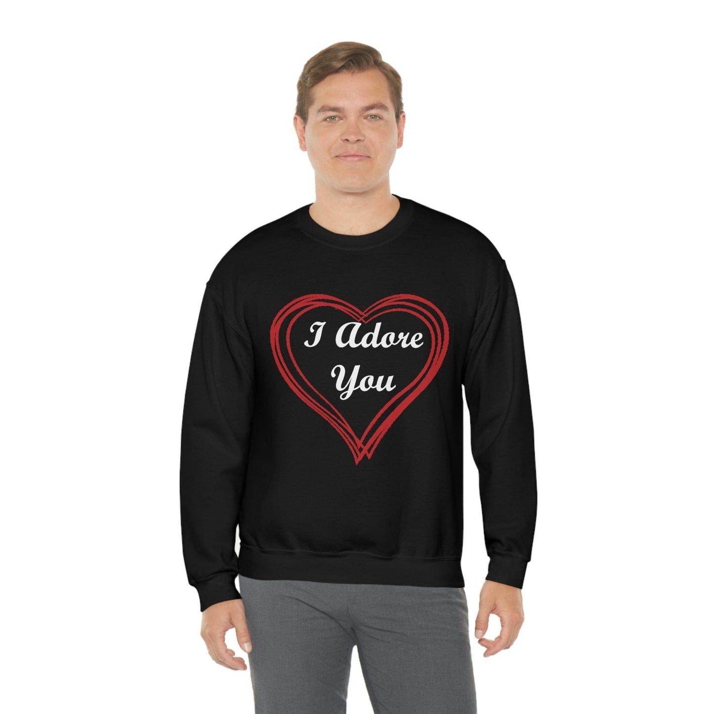 I Adore You Crewneck Sweatshirt - Giftsmojo