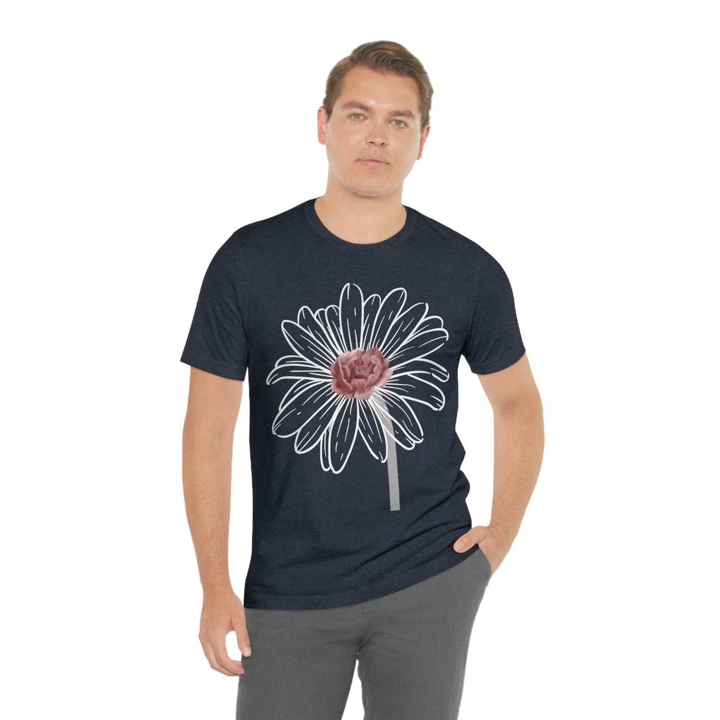 Flower Tshirt, Vintage Flower Shirt, Vintage Botanical Shirt, Vintage T-shirt, Graphic Tshirt, Botanical Print, Wildflower shirt, floral Tee - Giftsmojo