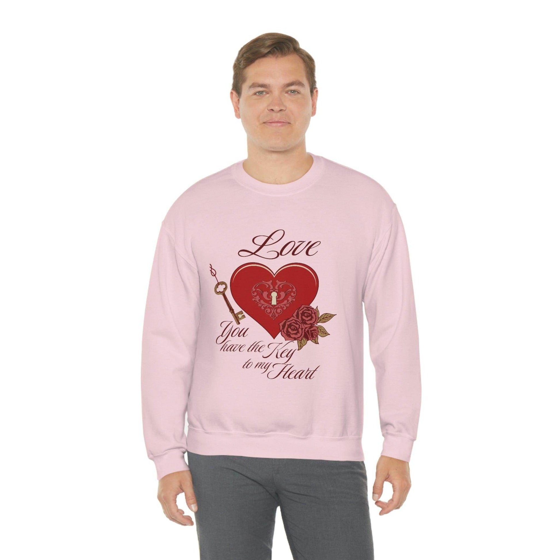 Love you have the key to my heart Sweatshirt - Giftsmojo