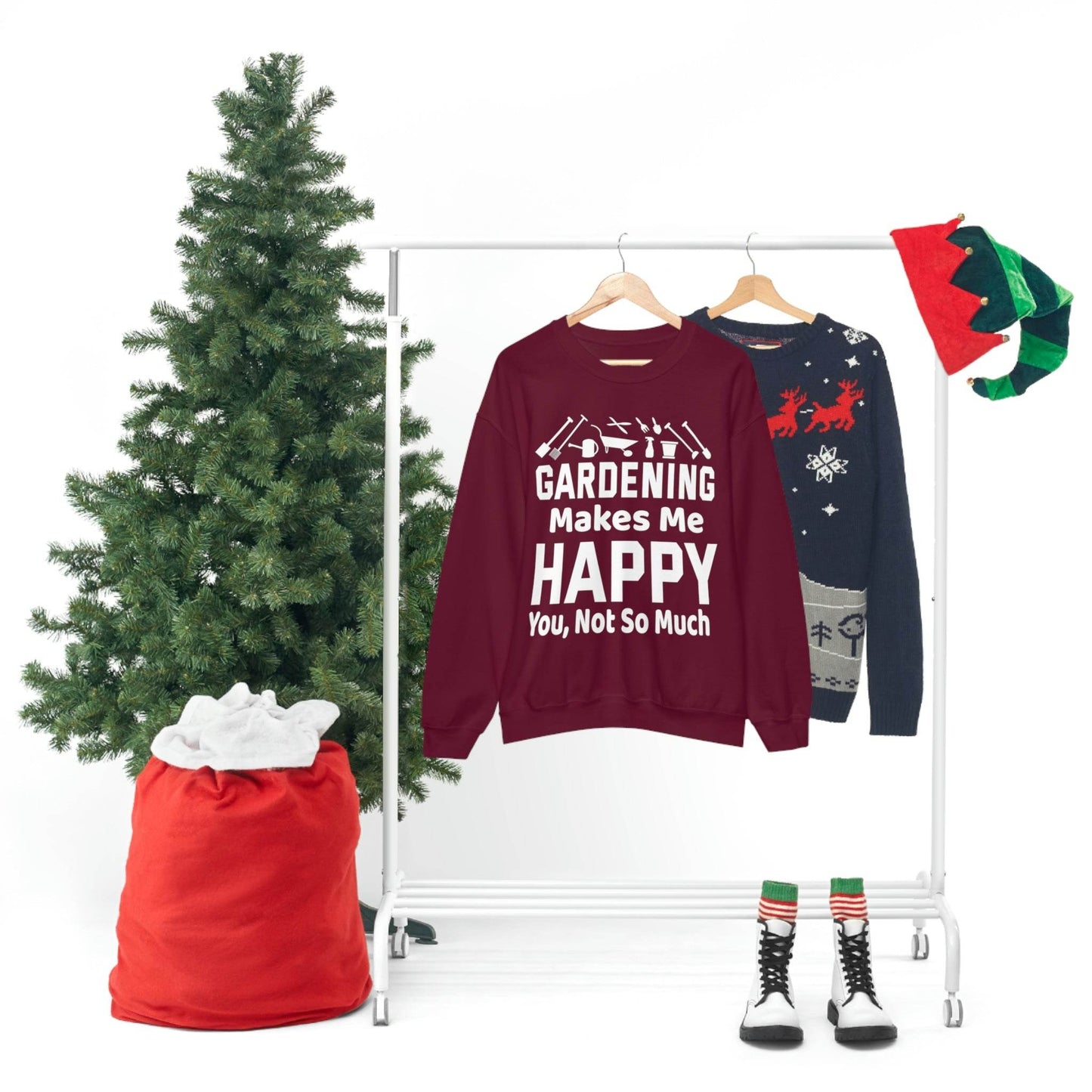 Gardening makes me Happy, You not so much, Garden sweatshirt, great for gardeners, garden shirt, plant lover shirt, nature lover shirt - Giftsmojo