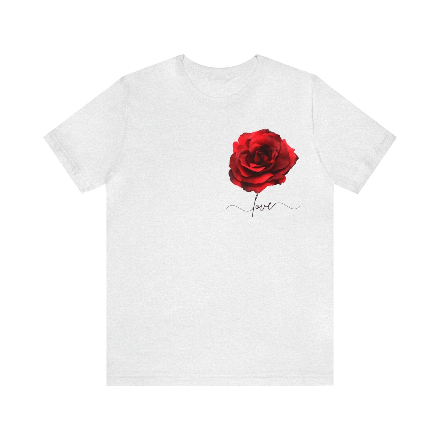 Love Rose Flower shirt, Floral motif, Floral shirt, Engagement gift, Anniversary gift, Wedding gift, gift for Wife, gift for Mom