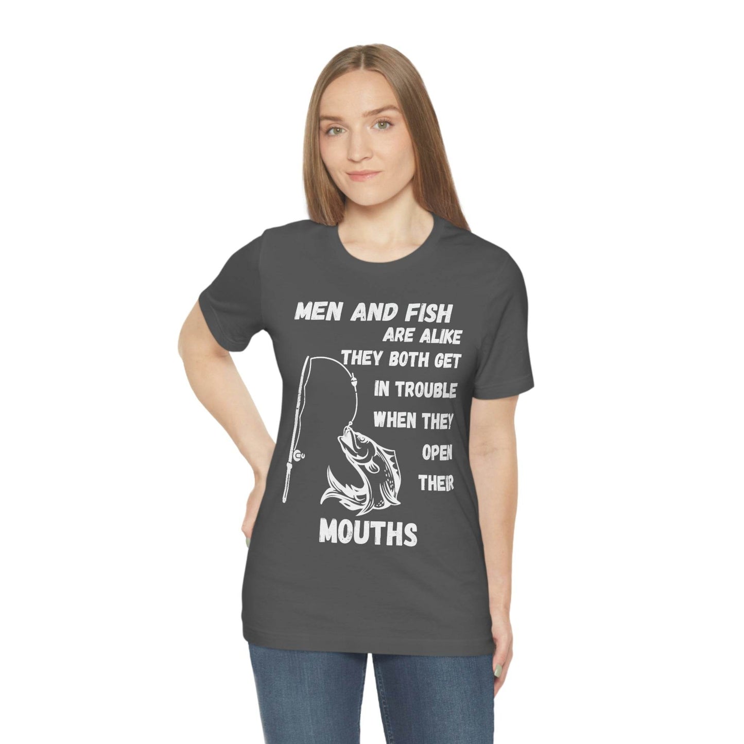 Men and Fish are Alike - Funny fishing shirt - Giftsmojo