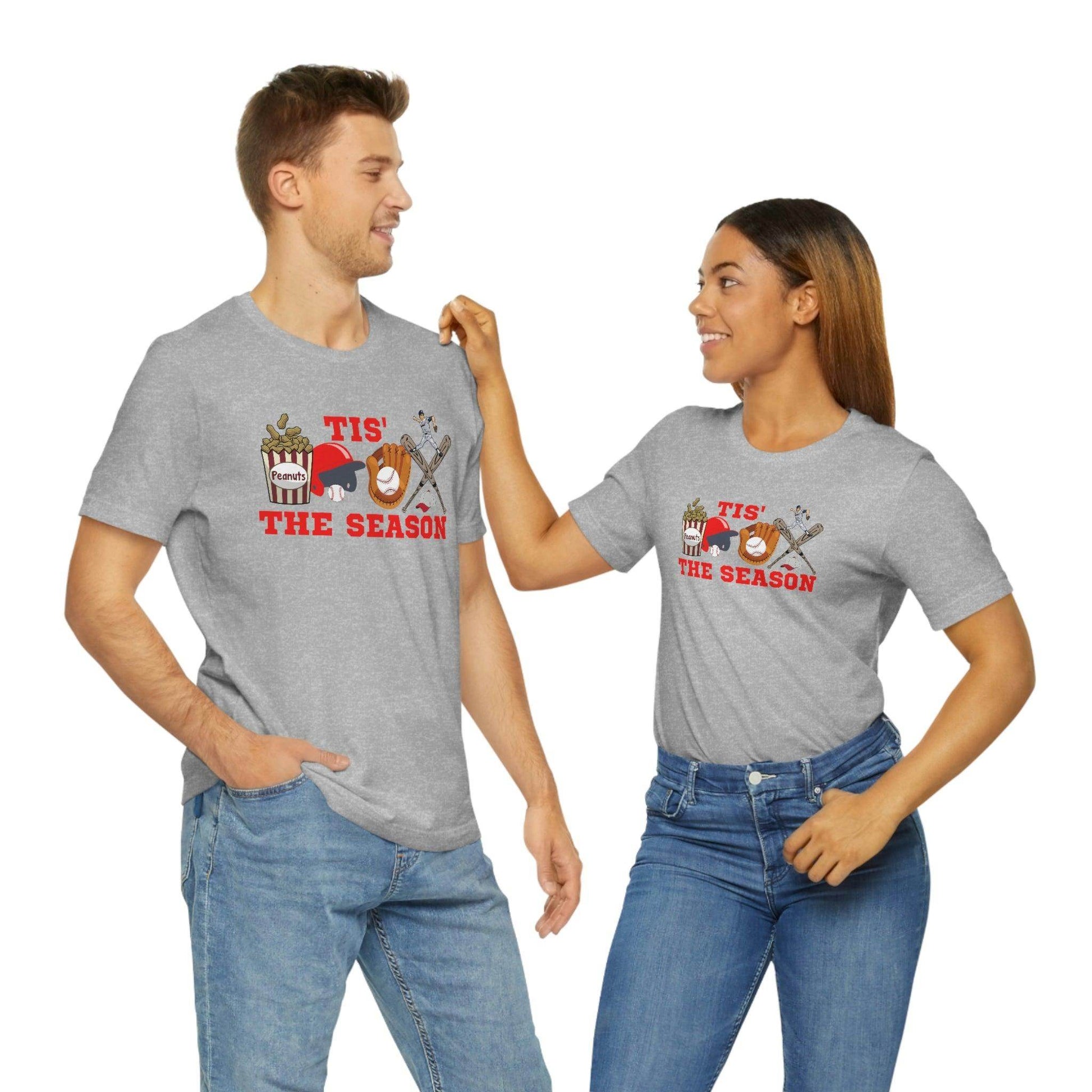 Tis the season Baseball shirt baseball tee baseball tshirt - sport shirt Baseball Mom shirt, Baseball Mama shirt, gift for him gameday shirt - Giftsmojo