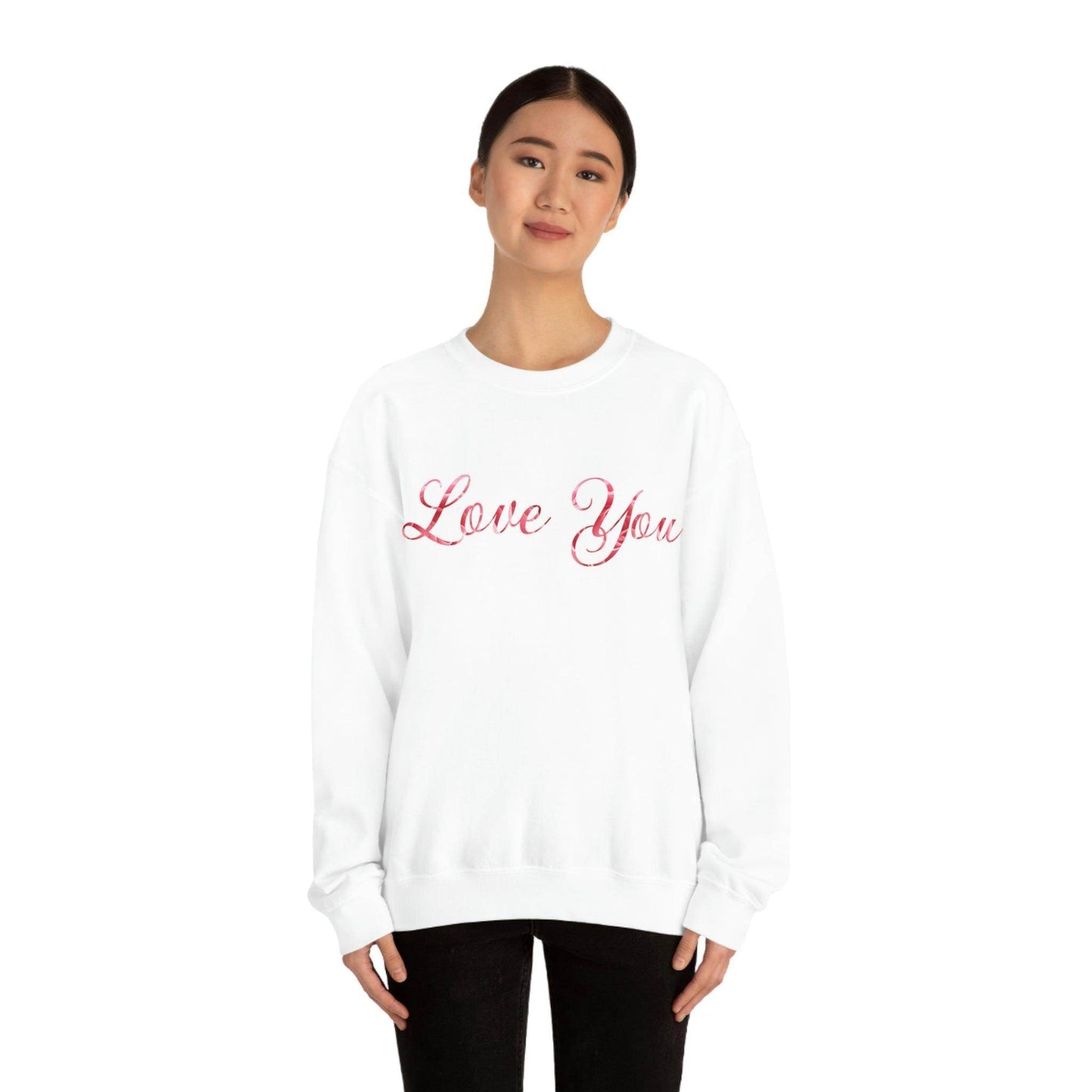 Love You Sweatshirt, love shirt, wedding gift, engagement gift, anniversary gift, couple shirt, matching shirt - Giftsmojo
