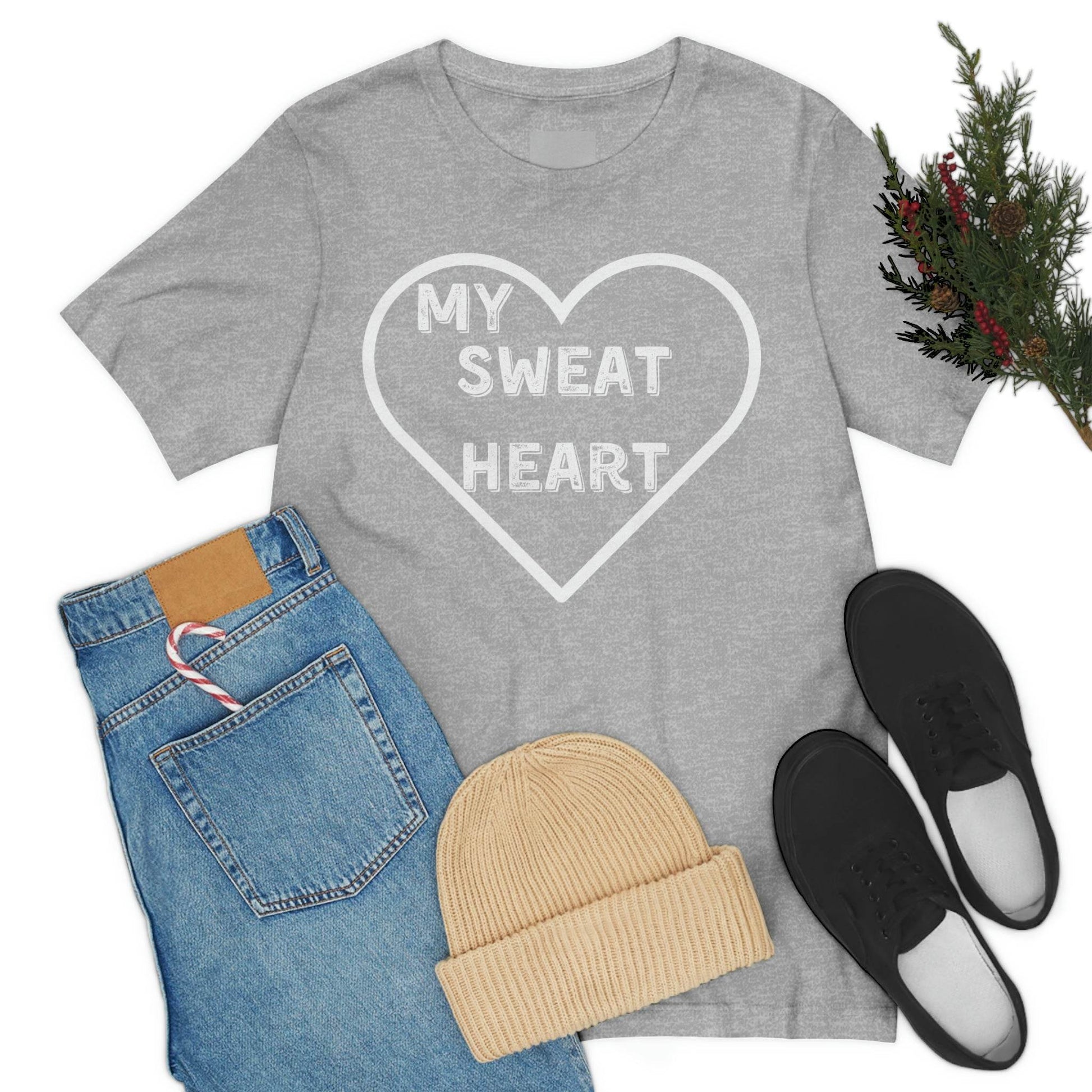 My Sweat Heart - Love shirt - Gift for wife - Gift for Husband - Gift for Girlfriend and Boyfriend - Giftsmojo