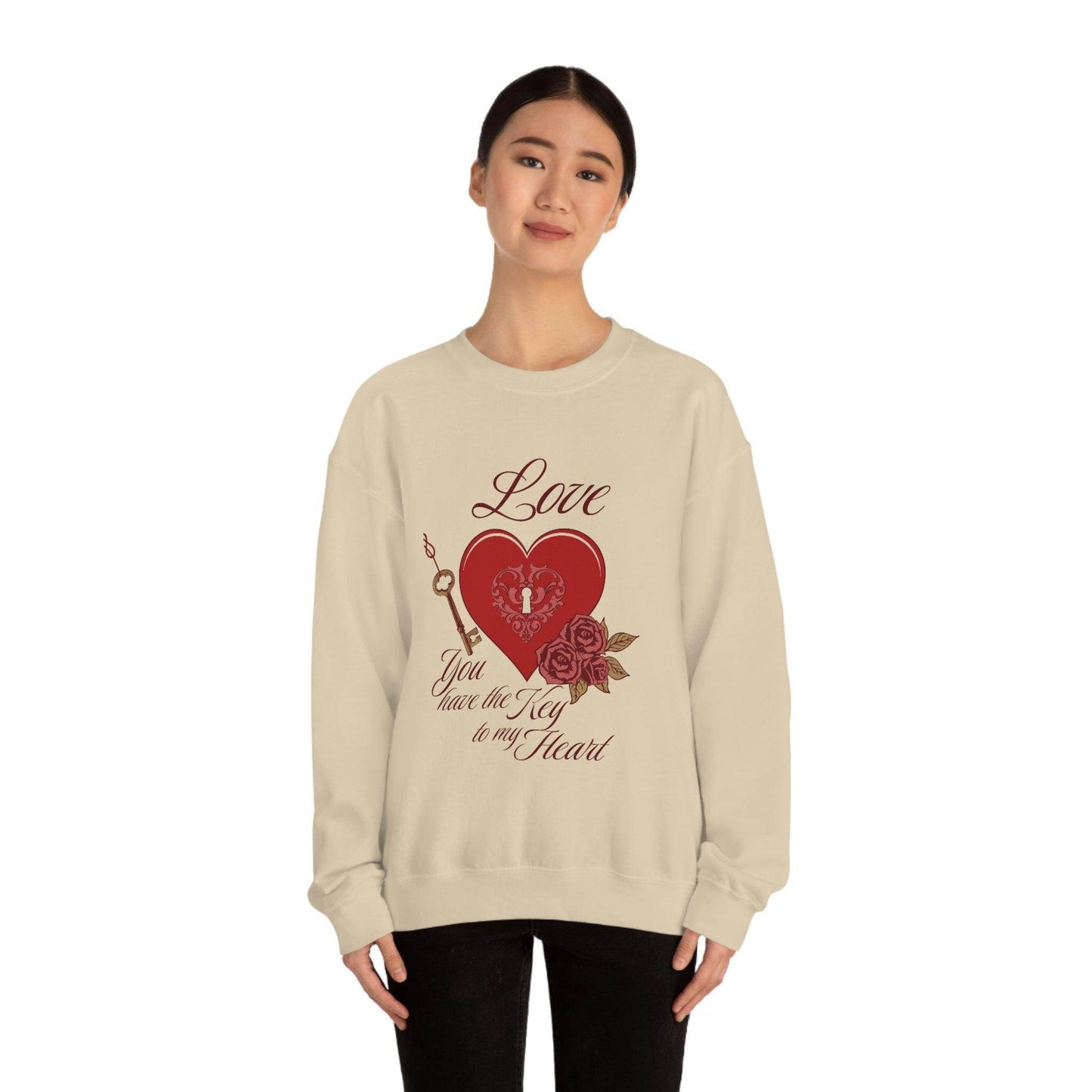 Love you have the key to my heart Sweatshirt - Giftsmojo
