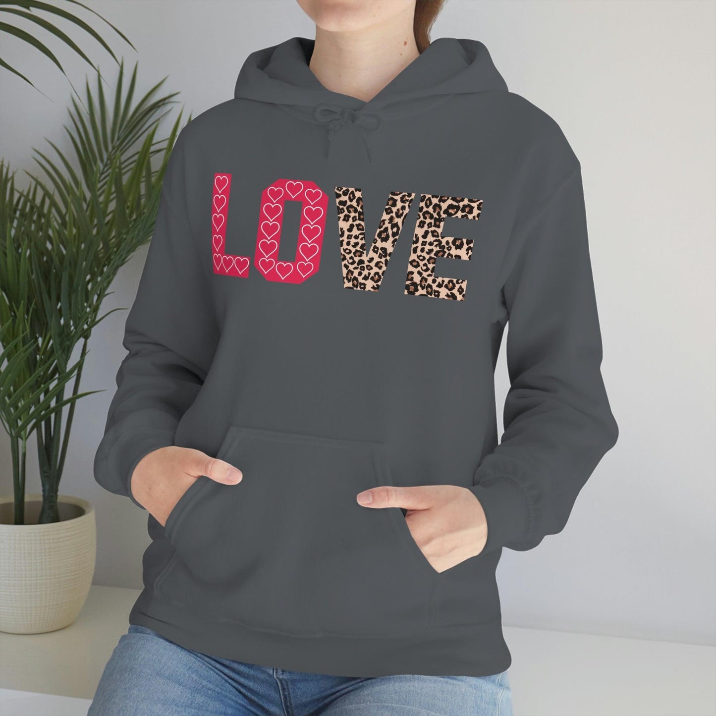 Leopard print Hooded Sweatshirt