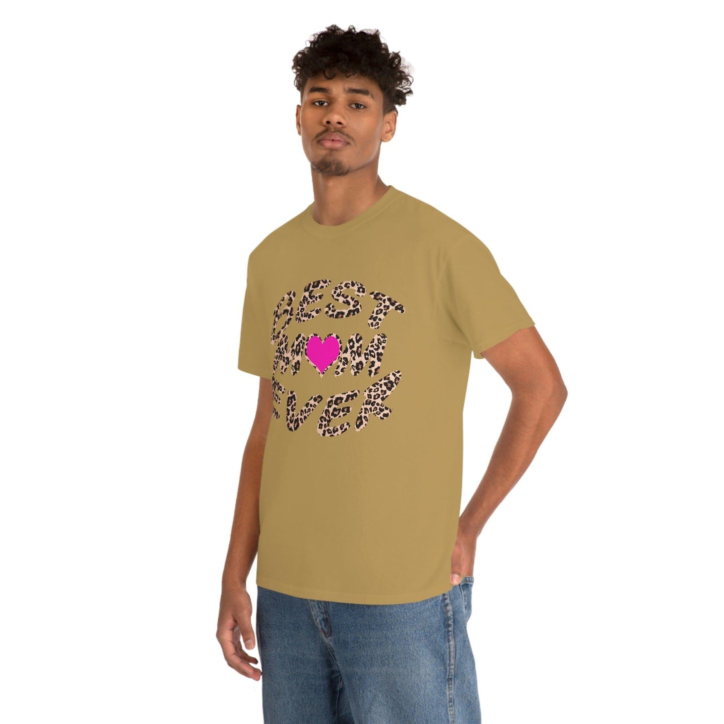 Best mom ever leopard print Tee - Giftsmojo