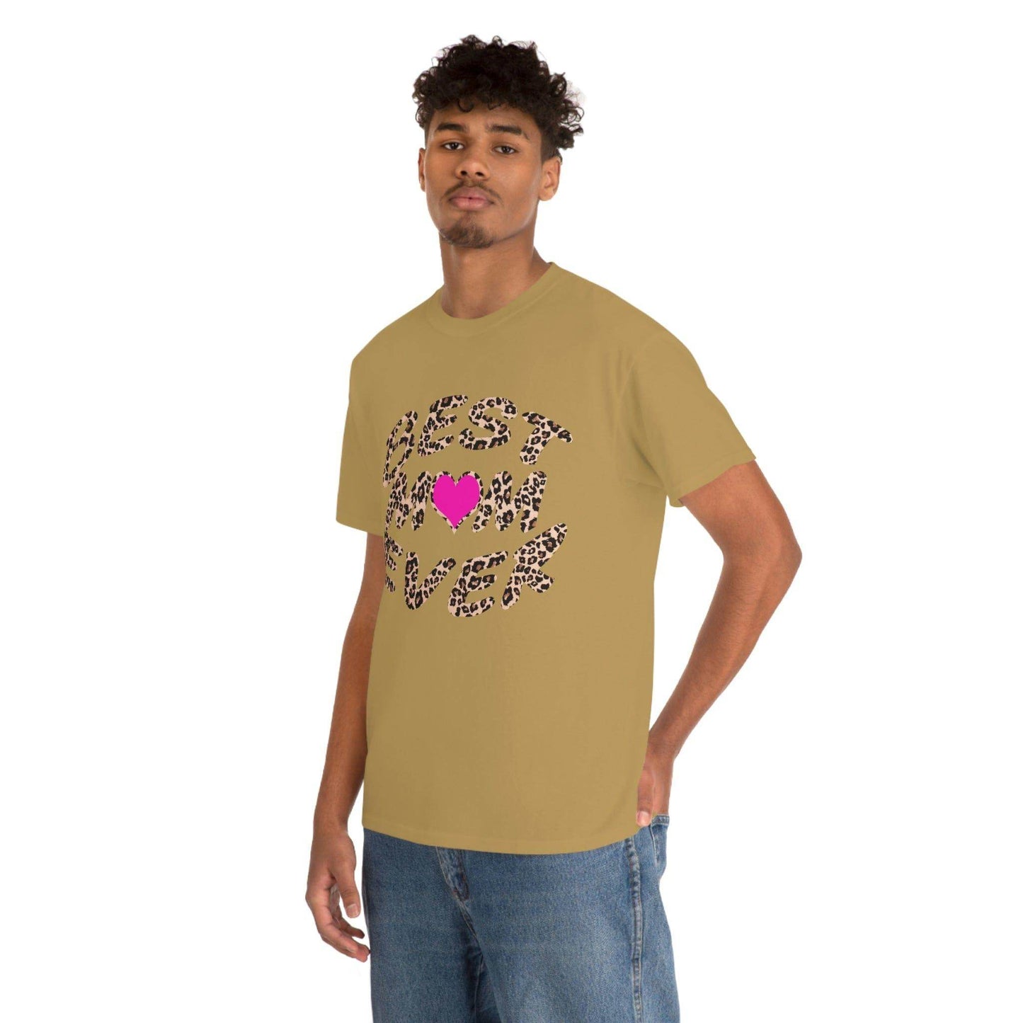 Best mom ever leopard print Tee - Giftsmojo