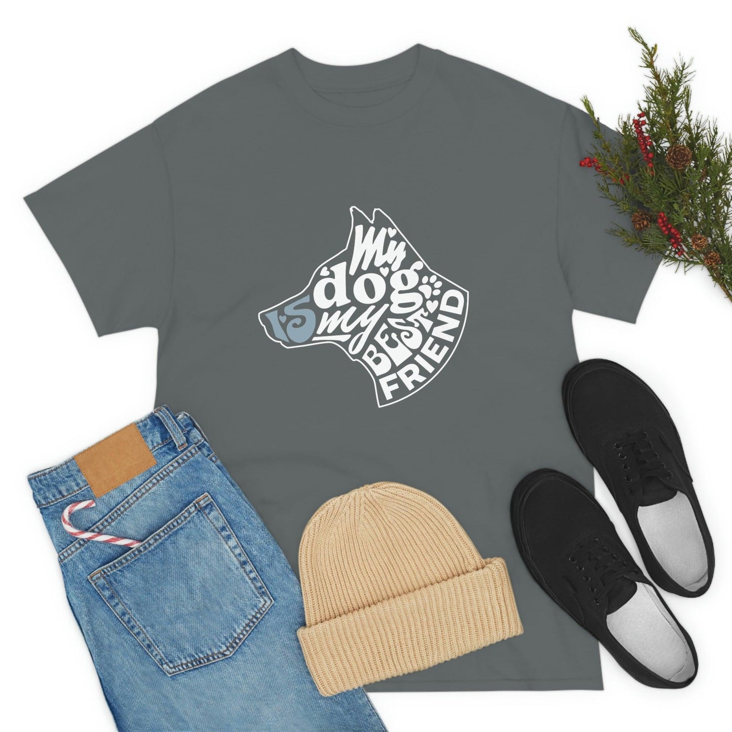 My Dog is My Best Friend Tee - Giftsmojo