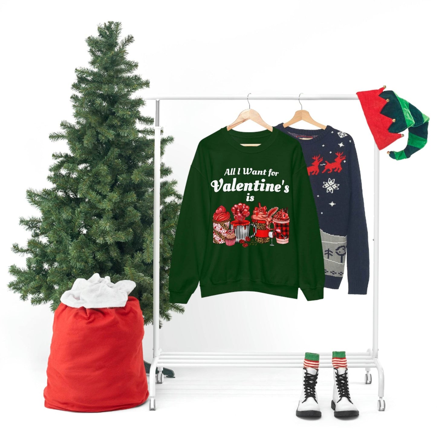 All I want for Valentines is Coffee Sweatshirt - Giftsmojo