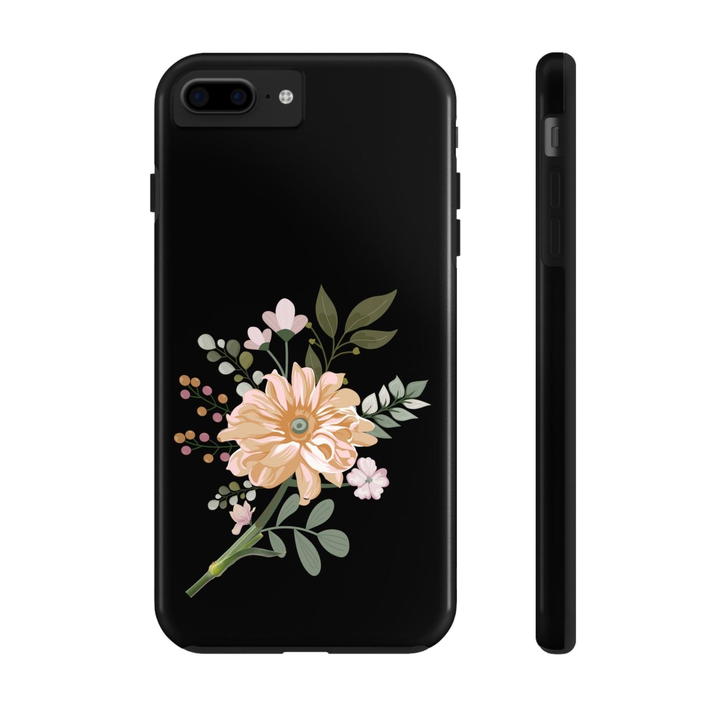 Floral Phone case, Tough Phone Cases, Mom Phone Case fit for iPhone 14 Pro, 13, 12, 11 Pro Max, Xr, Xs, 8+, 7, And Samsung S6