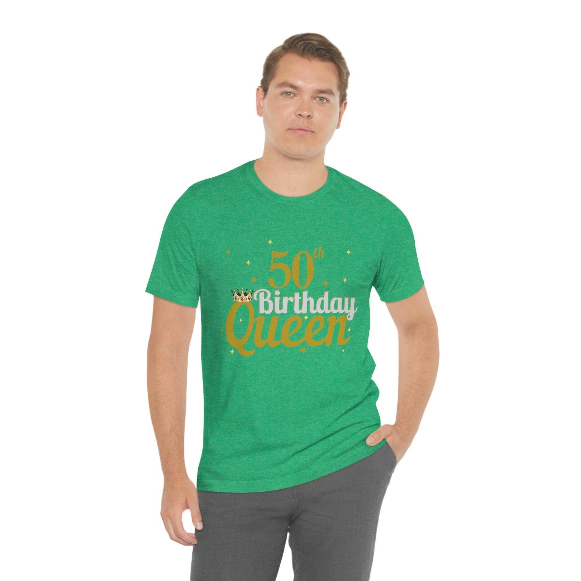 50th birthday queen shirt, birthday shirt, gift for her - Giftsmojo