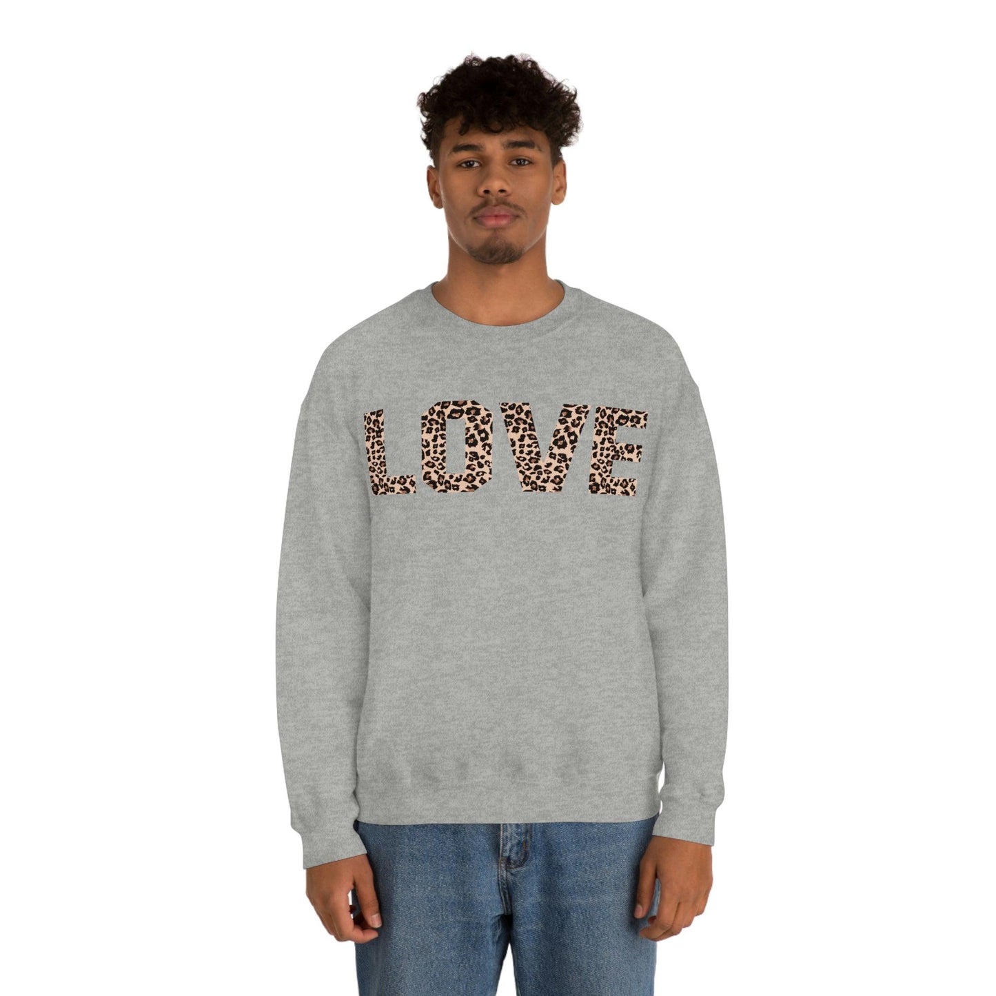 Leopard print love Sweatshirt