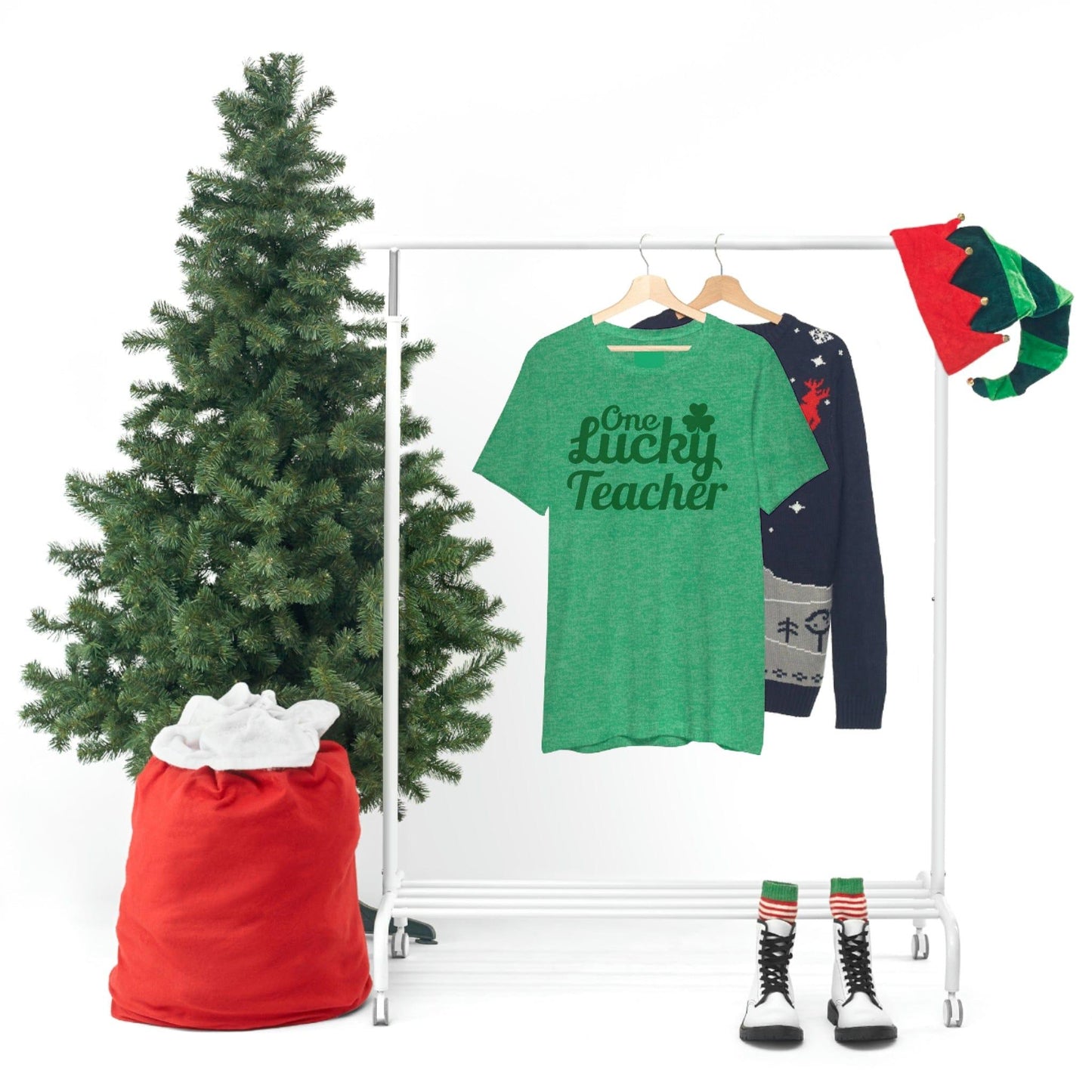 One Lucky Teacher Shirt feeling Lucky St Patrick's Day shirt - Funny St Paddy's day Funny Shirt - Giftsmojo