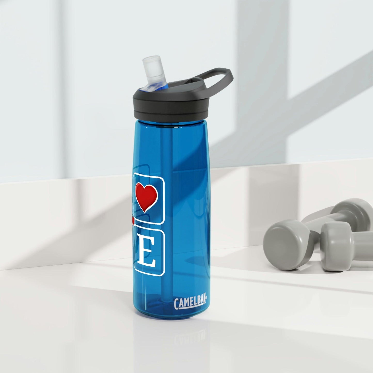Love square with Hearts CamelBak Eddy® Water Bottle, 20oz25oz