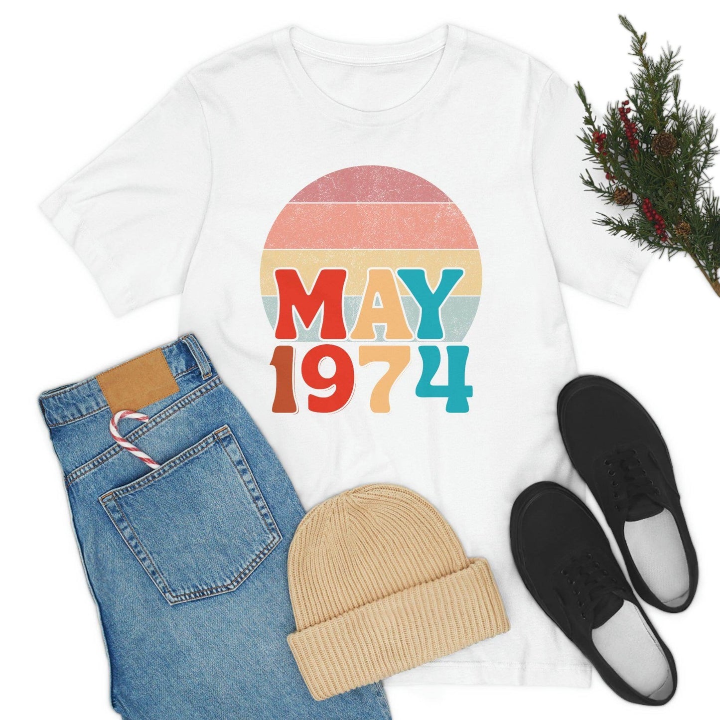 49th Birthday Shirt, 1974 Shirt, 49th Birthday Tee, Vintage 1974 Shirt, 49th Birthday Gifts, 1974 Birthday Shirt, 49th Birthday Gift - Giftsmojo