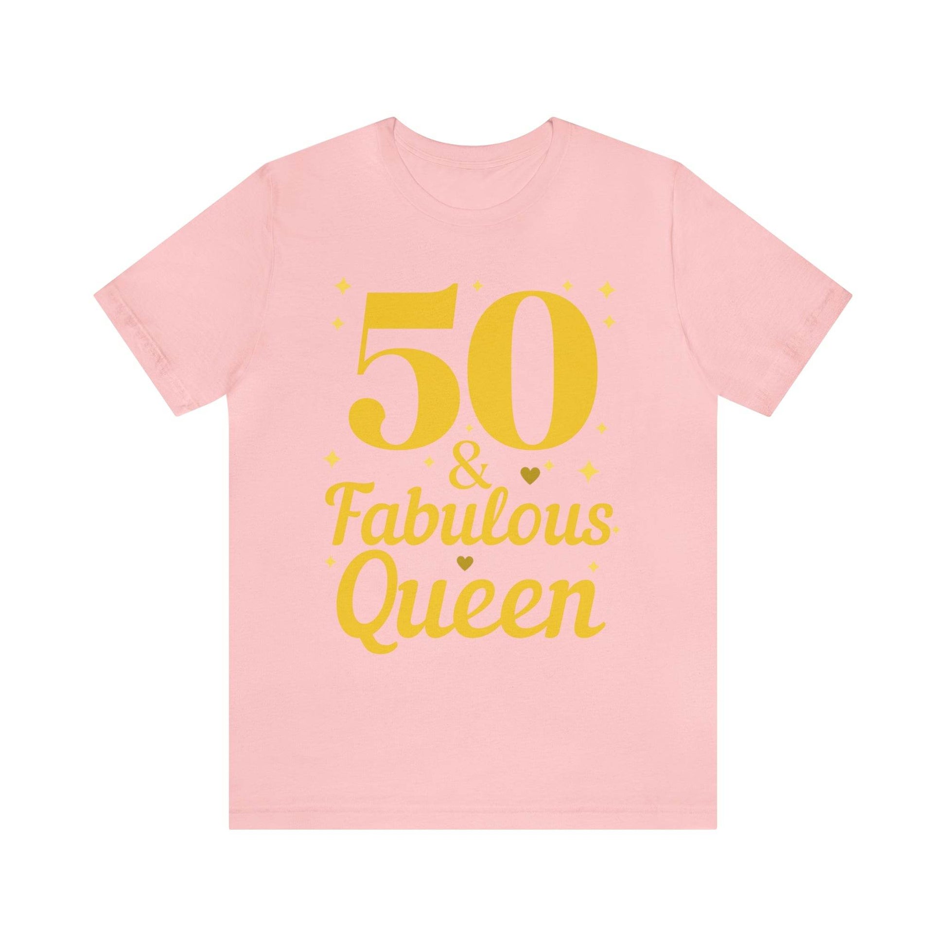 50 and Fabulous Queen shirt, Funny 50th birthday shirt - Giftsmojo