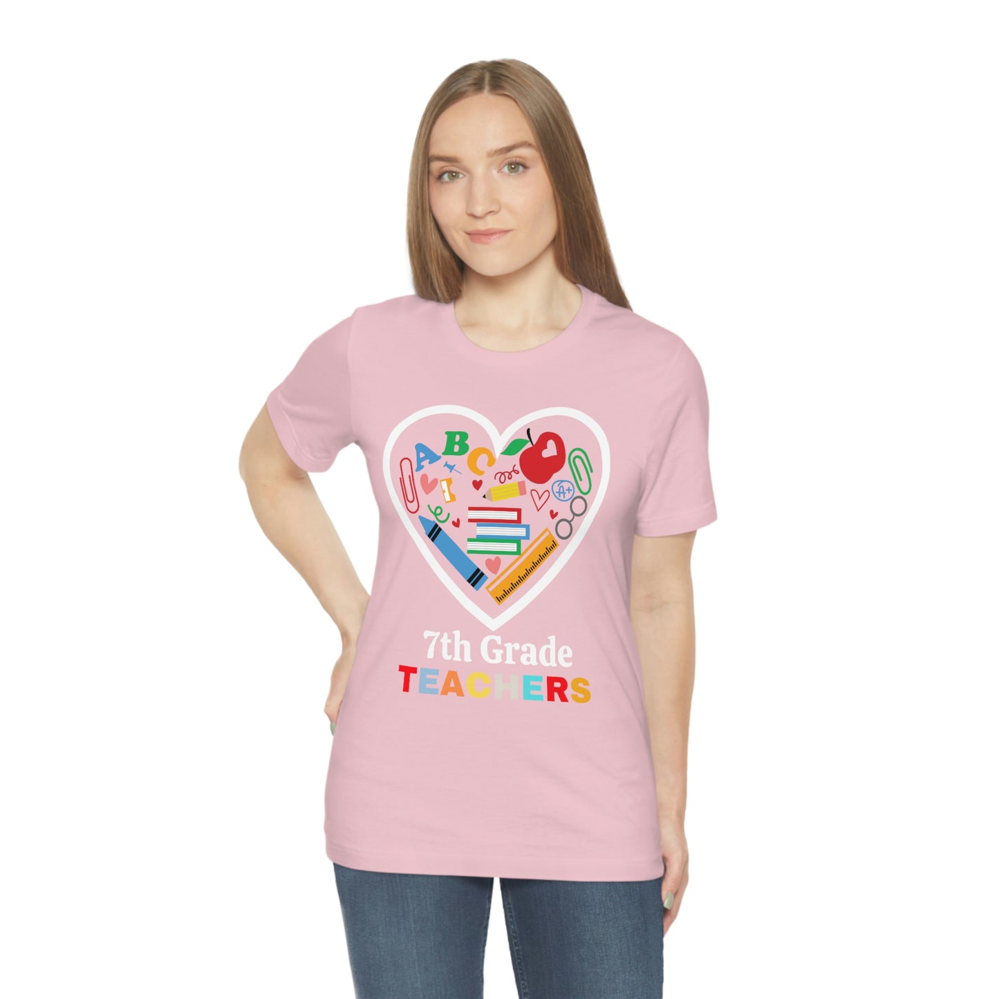 Love 7th Grade Teacher Shirt - Teacher Appreciation Shirt - Gift for Teachers - 7th Grade shirt
