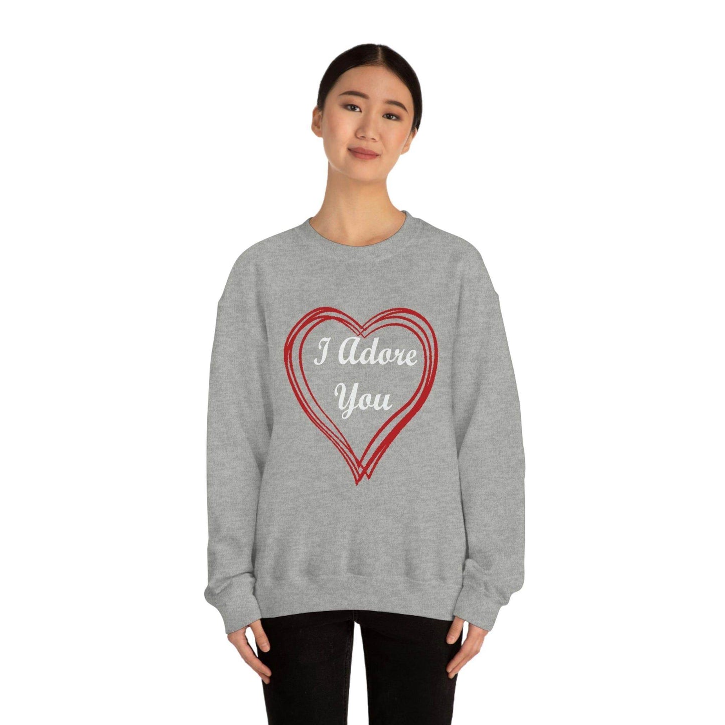 I Adore You Crewneck Sweatshirt - Giftsmojo