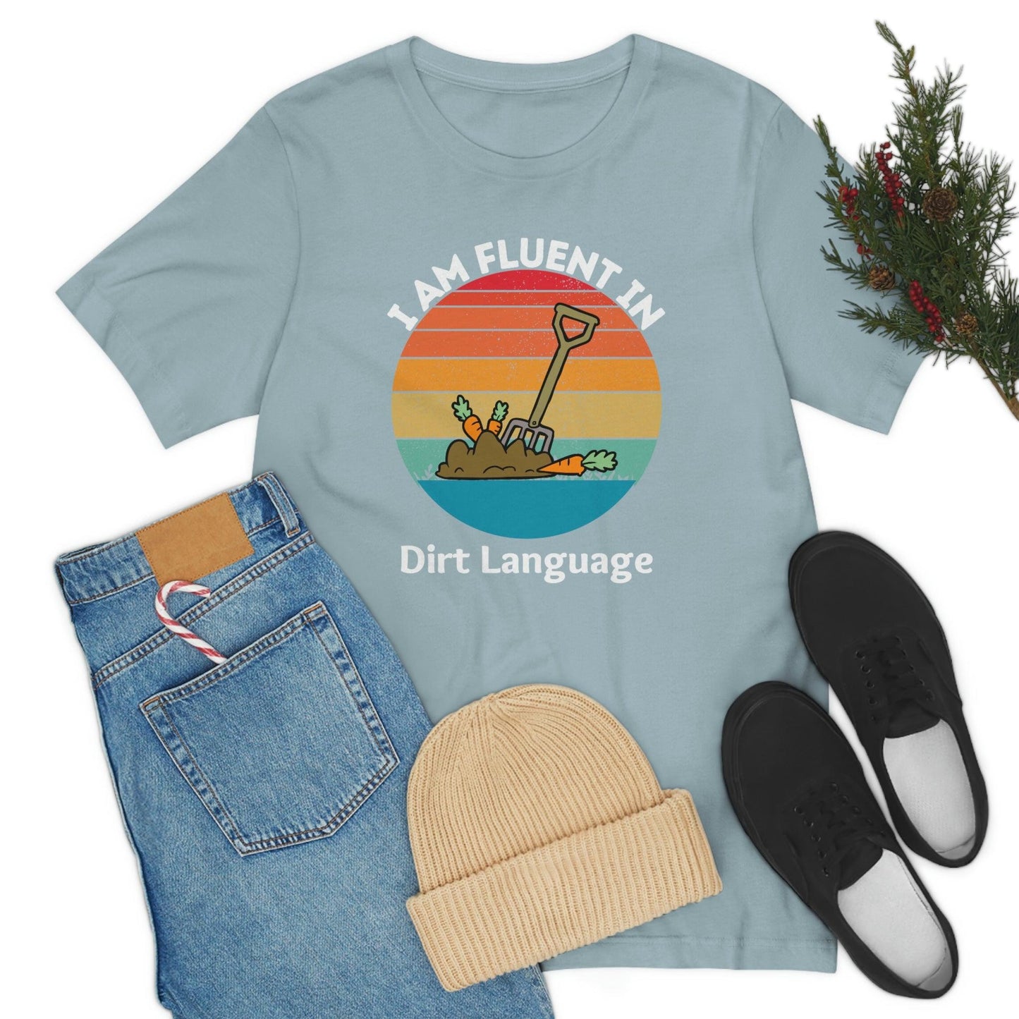 Gardener shirt Garden t-shirt Botanical Shirt Plant Lover Shirt Gardener Gift, Garden Shirt, Garden Tee I am fluent in dirt language