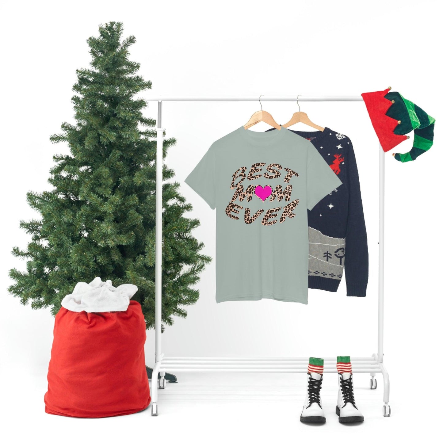Best mom ever leopard print Tee - Giftsmojo