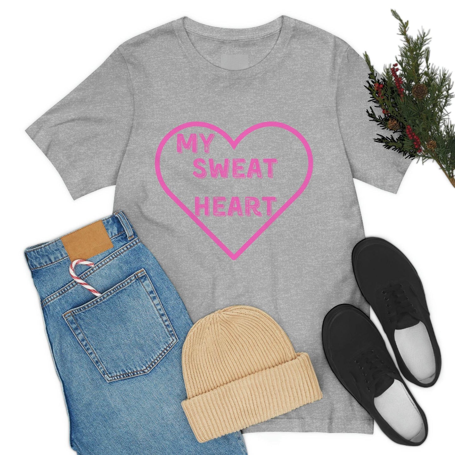 My Sweat Heart - Love shirt - Gift for wife - Gift for Husband - Gift for Girlfriend and Boyfriend - Anniversary gift - Giftsmojo