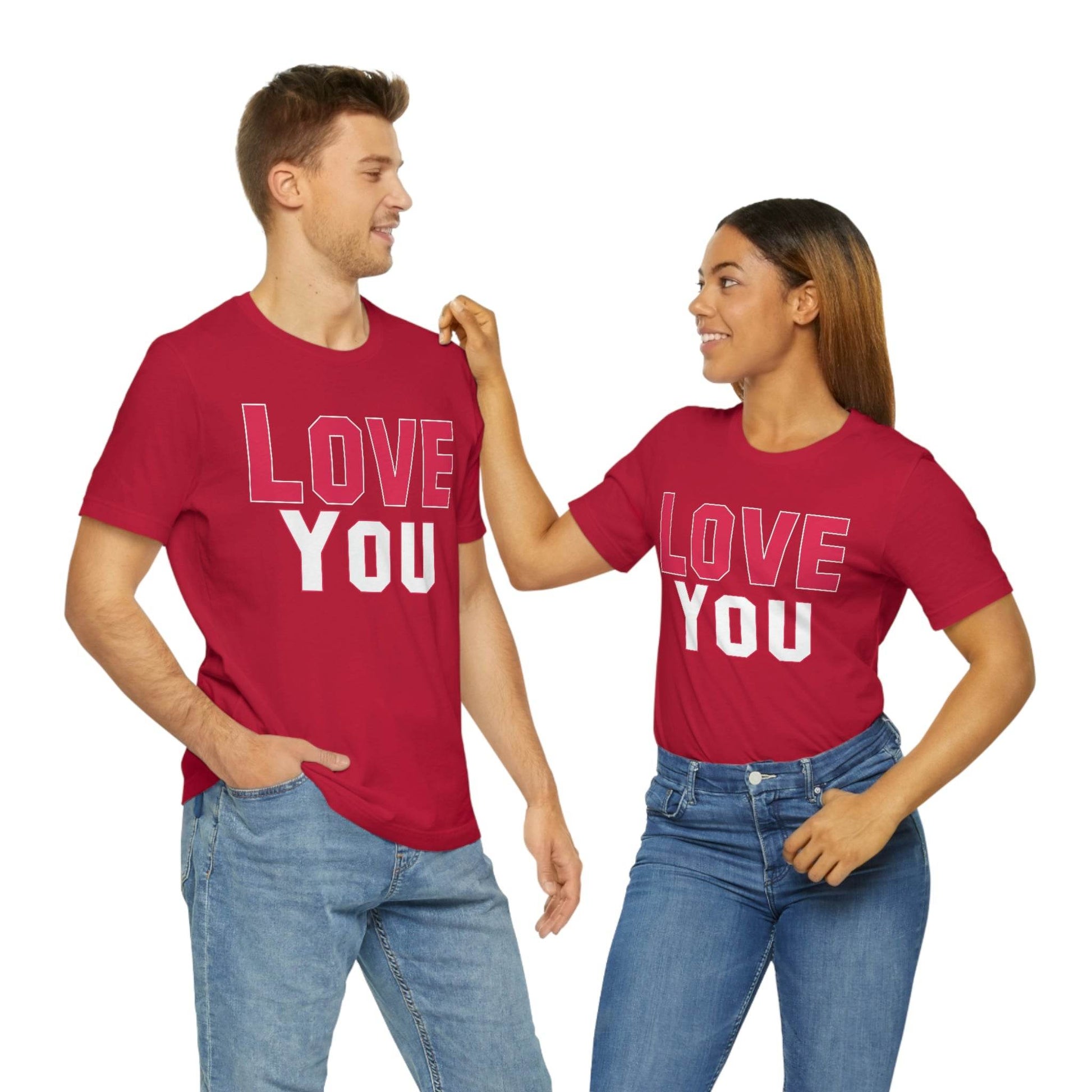 Love you T-shirt - Giftsmojo
