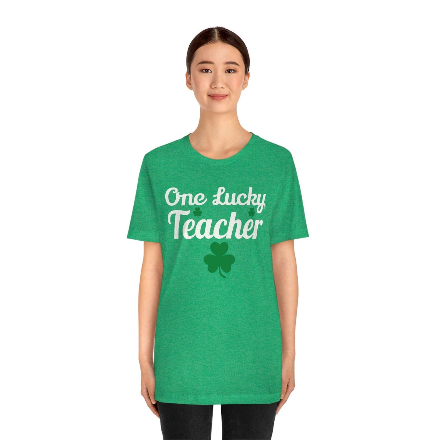 Feeling Lucky Shirt One Lucky Teacher Shirt St Patrick's Day shirt - Funny St Paddy's day Funny Shirt Shamrock shirt shenanigans shirt