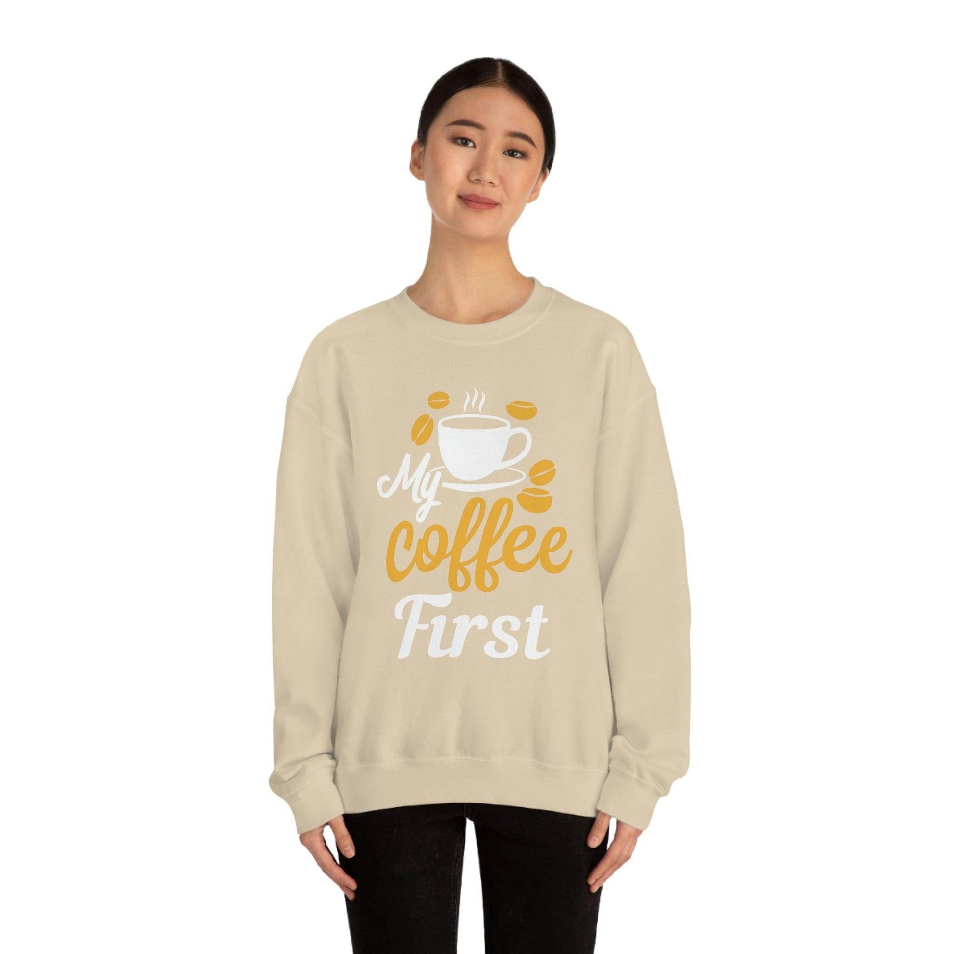 My Coffee First Sweatshirt - Giftsmojo