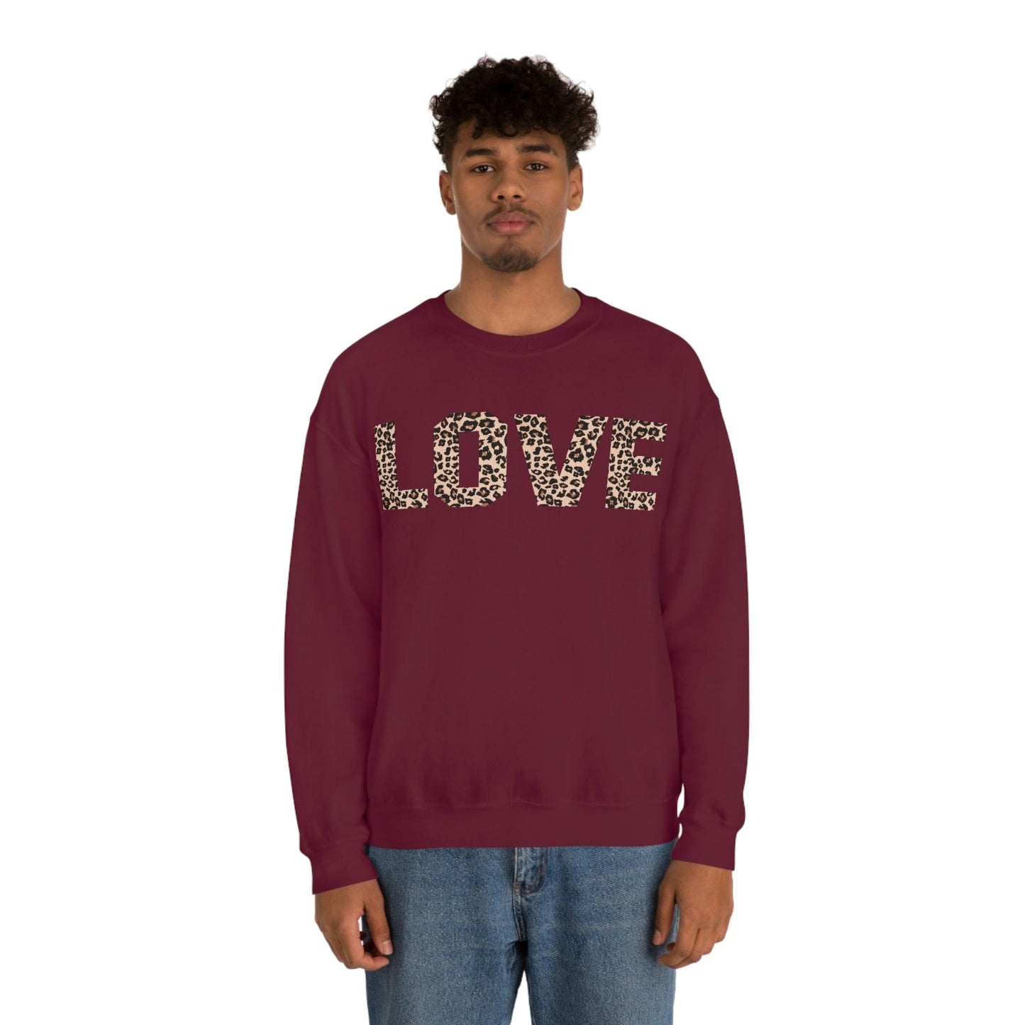 Leopard print love Sweatshirt
