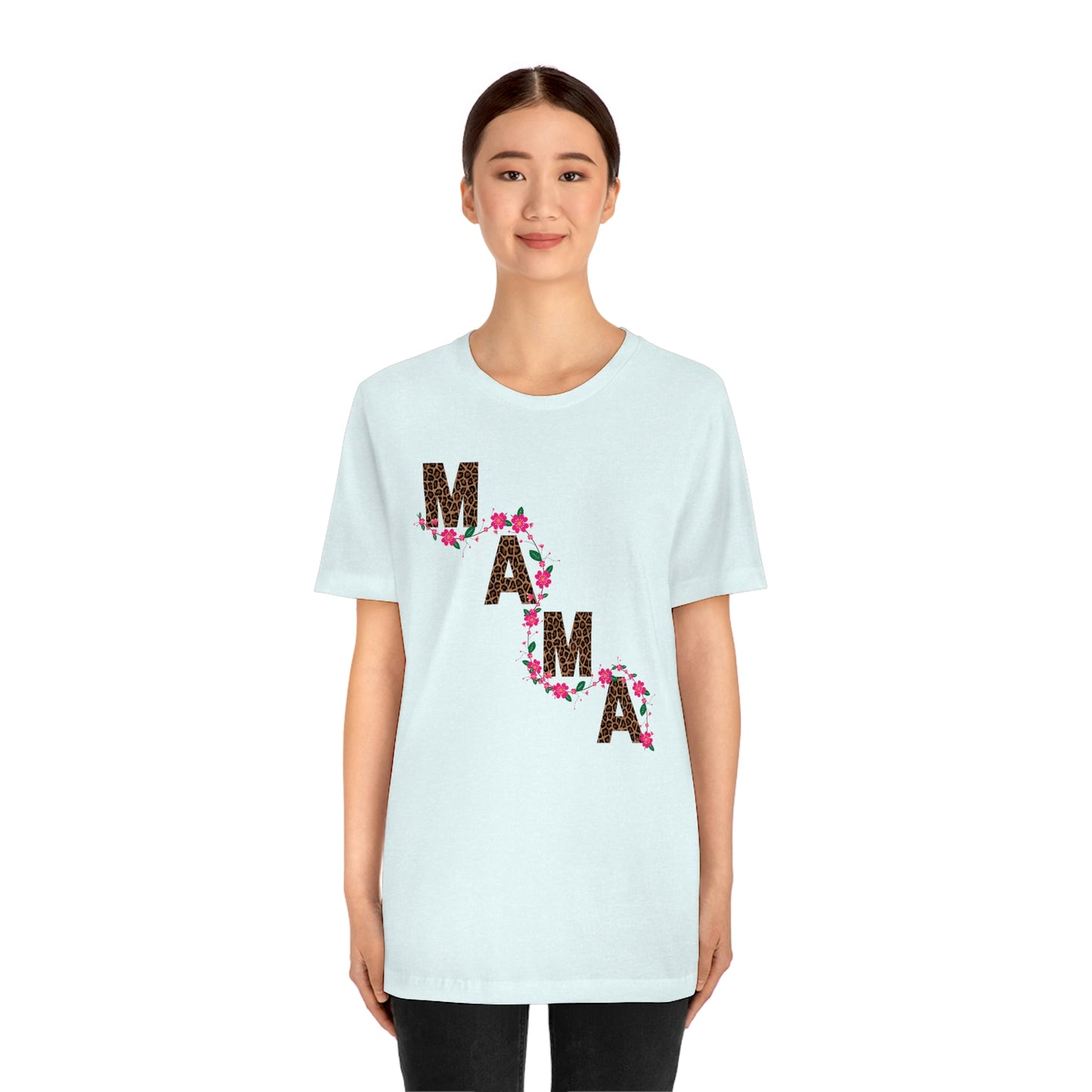 Leopard print Mama shirt Flower mama shirt - Leopard Mama Shirt mothers day shirt new mom shirt