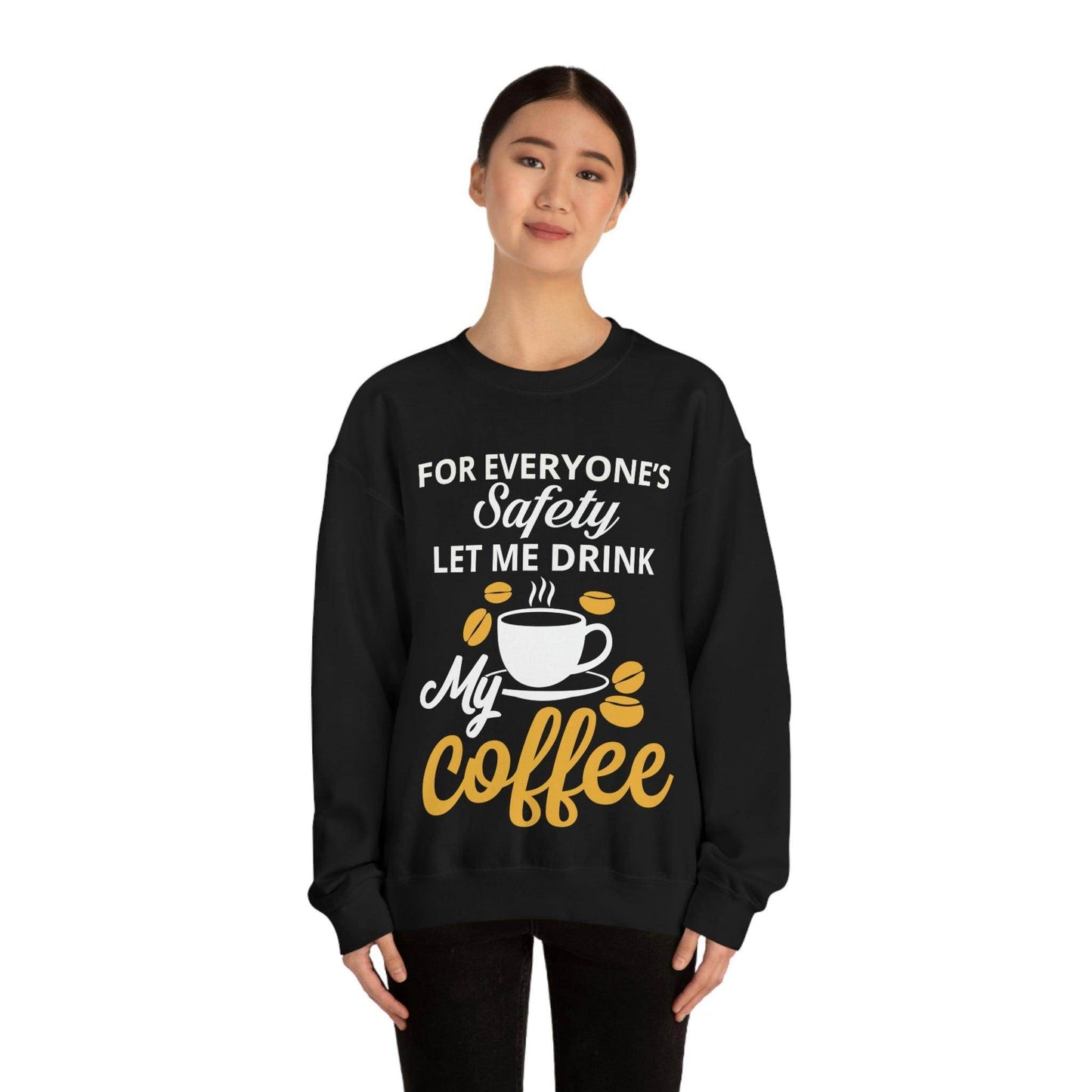 Coffee tee Unisex Heavy Blend™ Crewneck Sweatshirt - Giftsmojo
