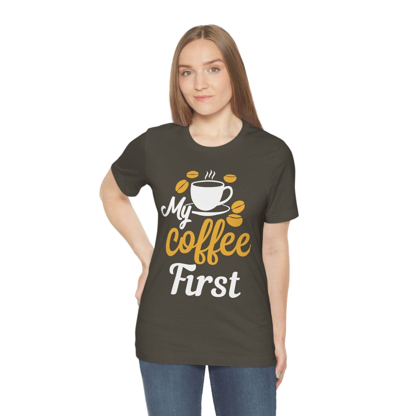 My coffee first Tee - Giftsmojo