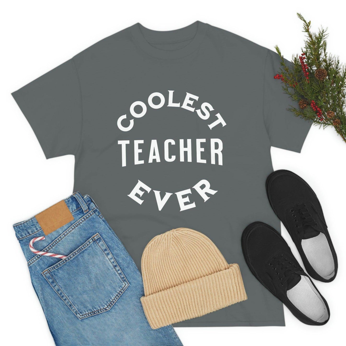 Coolest Teacher Ever Tee - cute teacher shirt - gift for teacher - Giftsmojo